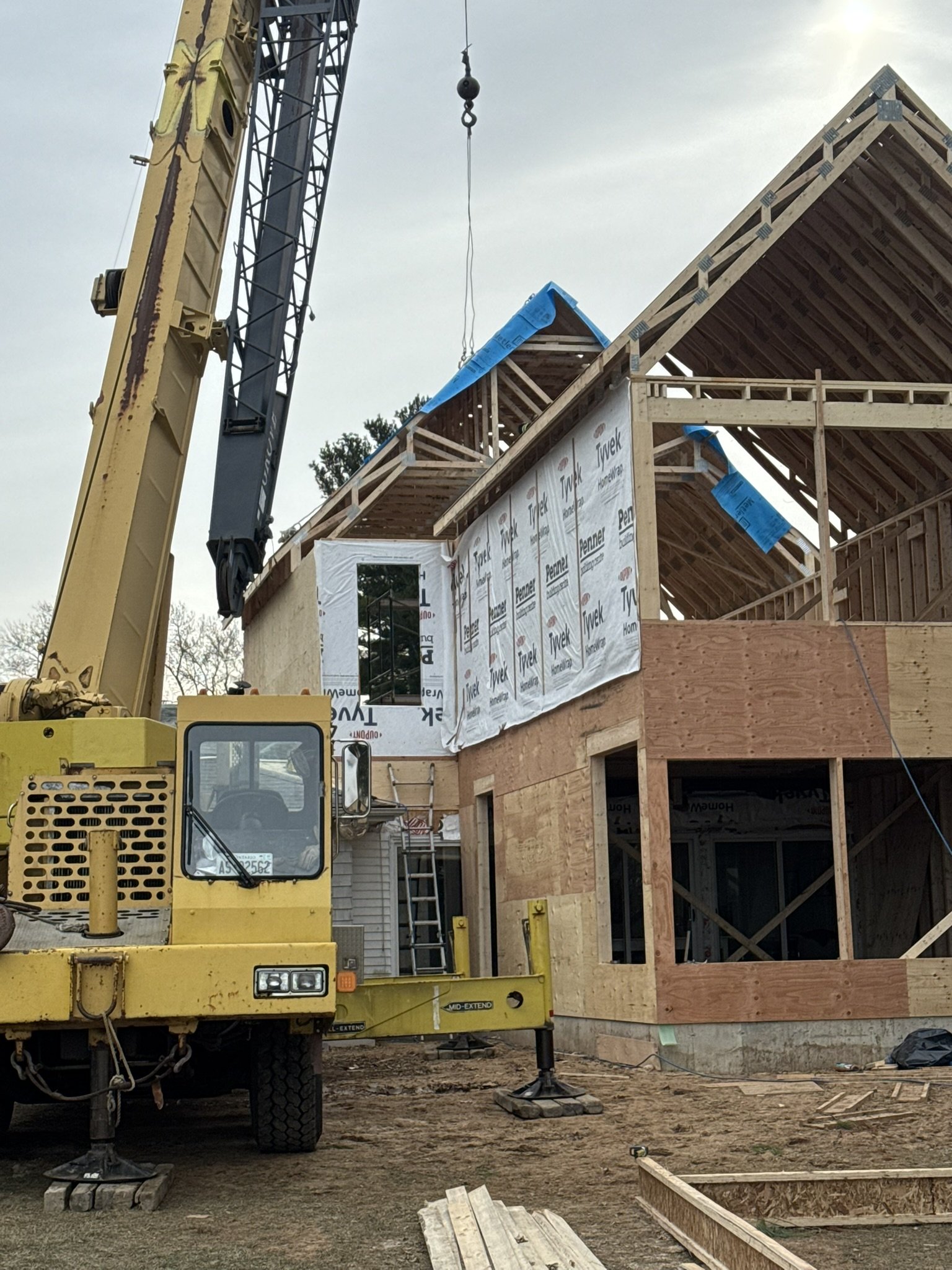 Structural framing tie-in for front extension